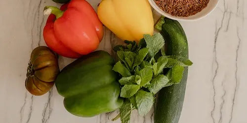 légumes pour barbecue enceinte