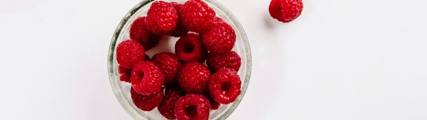 Verrine framboise et granola au chocolat
