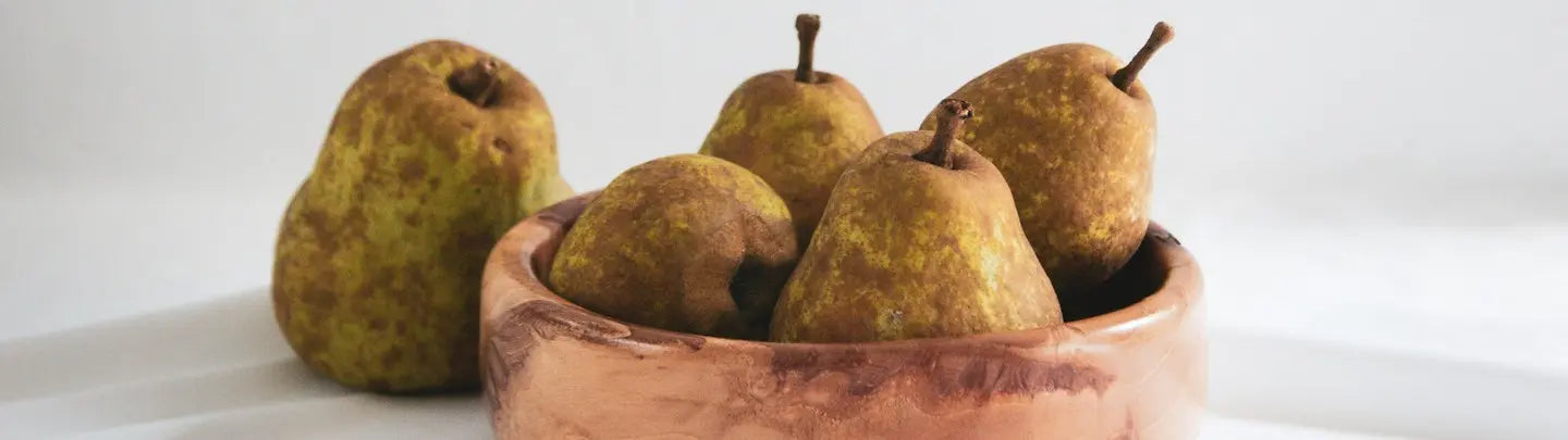 Poires pochées gourmandes et healthy