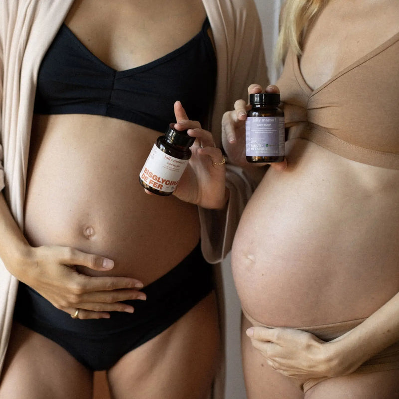 visuel du multivitamines et du complément fer grossesse