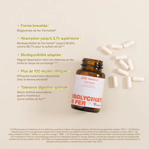 bénéfices biglycinate de fer femme enceinte