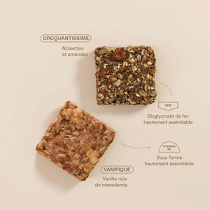 bienfaits des snacks jolly mama riches en fer et vitamine B9