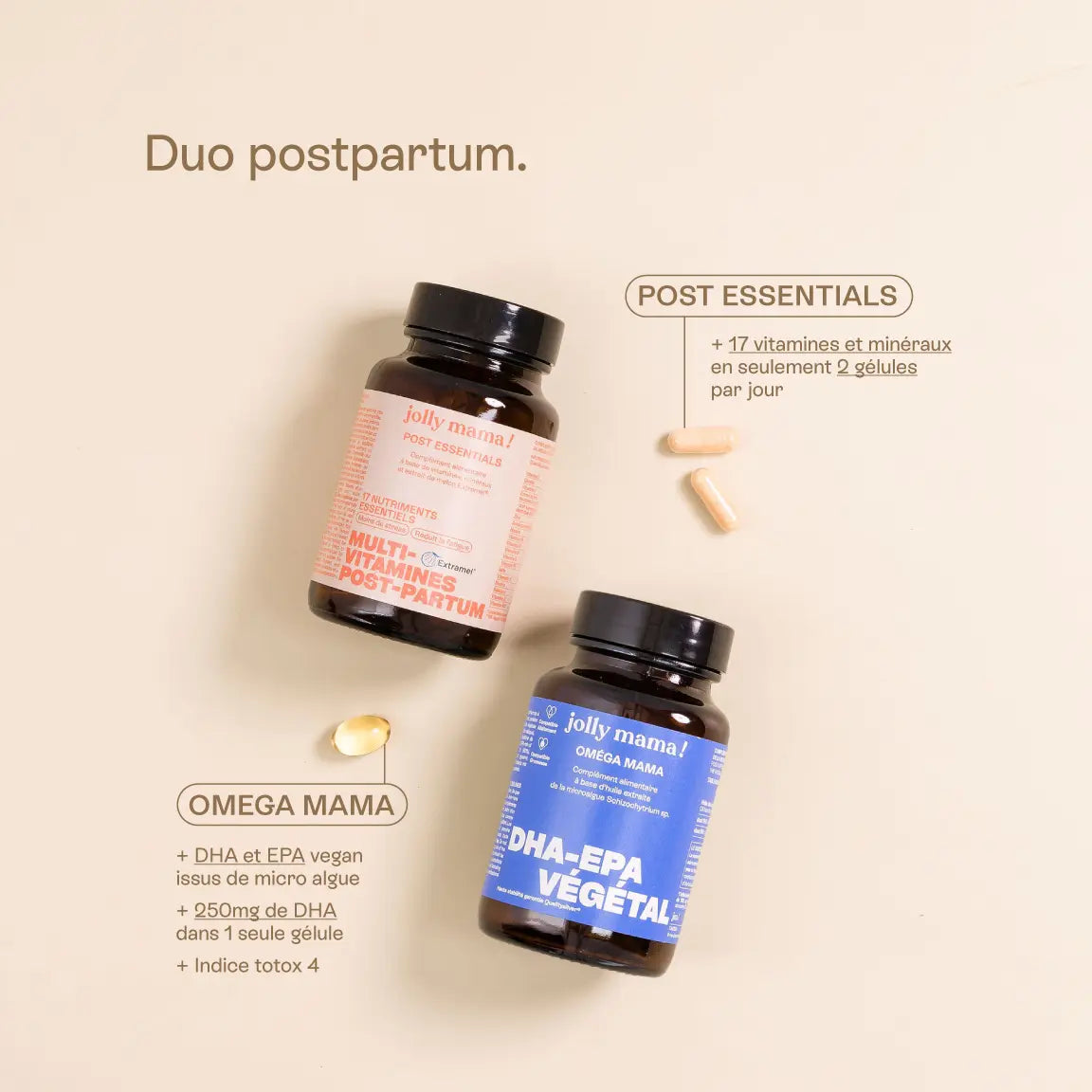 Pack postpartum multivitamines