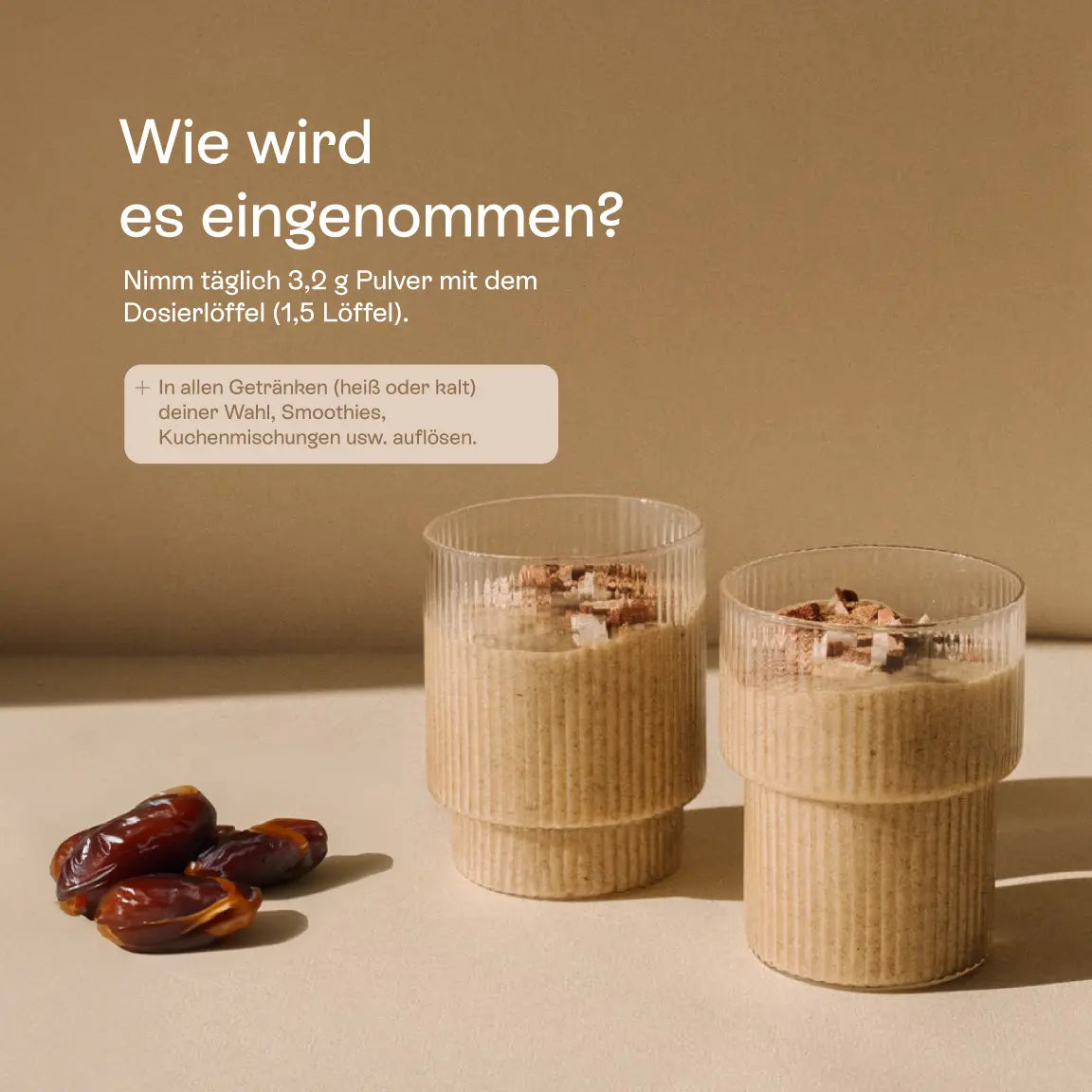 Informationen darüber, wie man sein Kollagen konsumiert