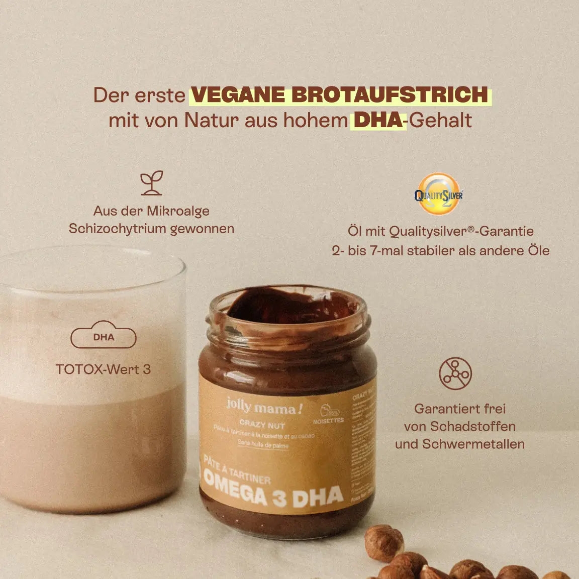Vorteile DHA-reicher Brotaufstrich