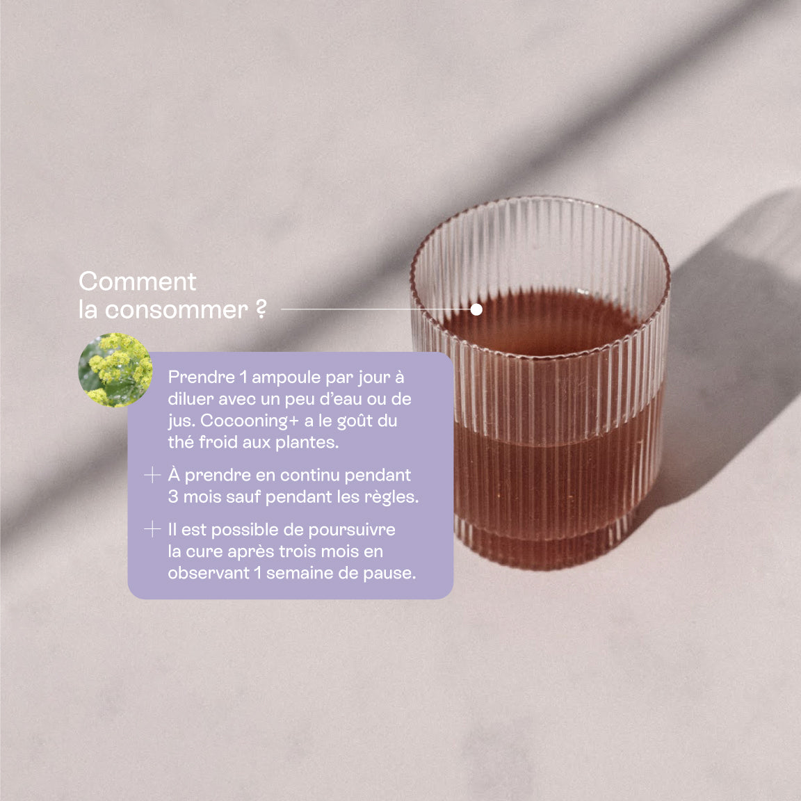 indications sur comment consommer le complément alimentaire fertilité femme