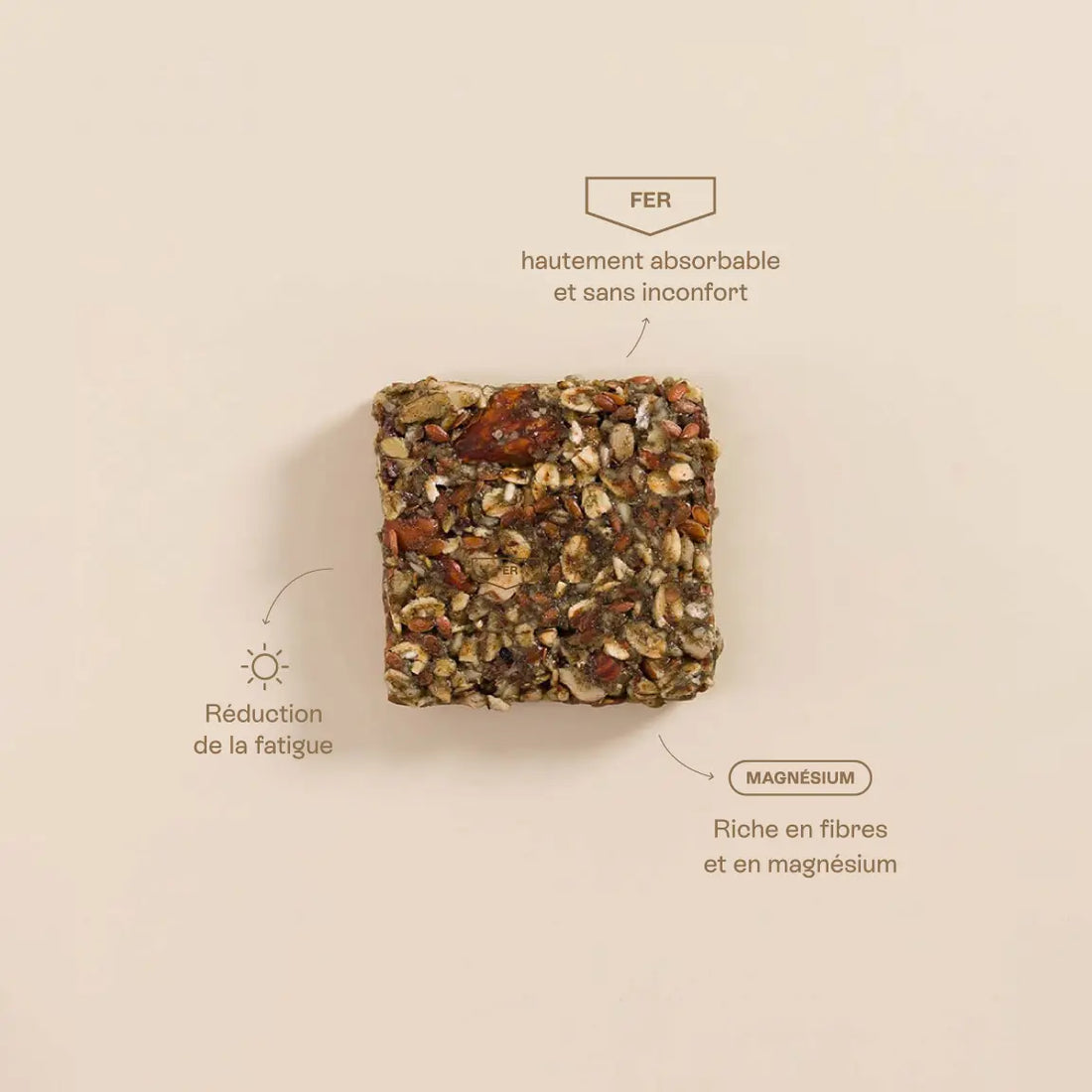 bienfaits snack enrichi en fer