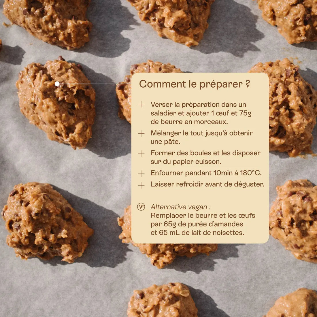 Préparation bio Milk Cookies – cookies moelleux riches en fibres