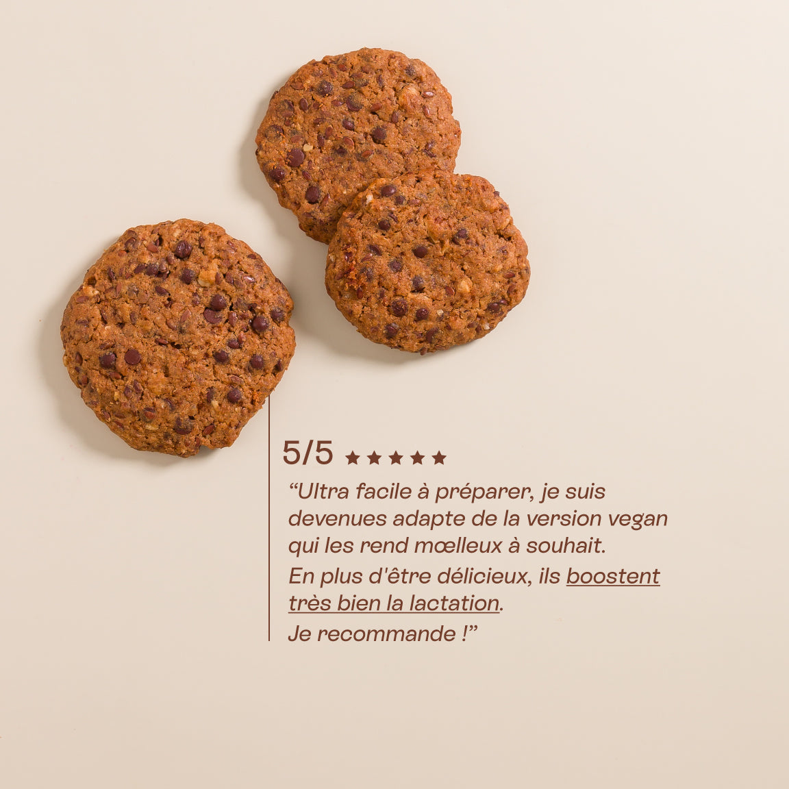 Mix pour cookies lactation Jolly Mama – soutien douceur à l’allaitement