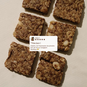 Vanifique Jolly Mama – snack bio vanille macadamia, riche en folates et protéines, énergie saine pour futures mamans