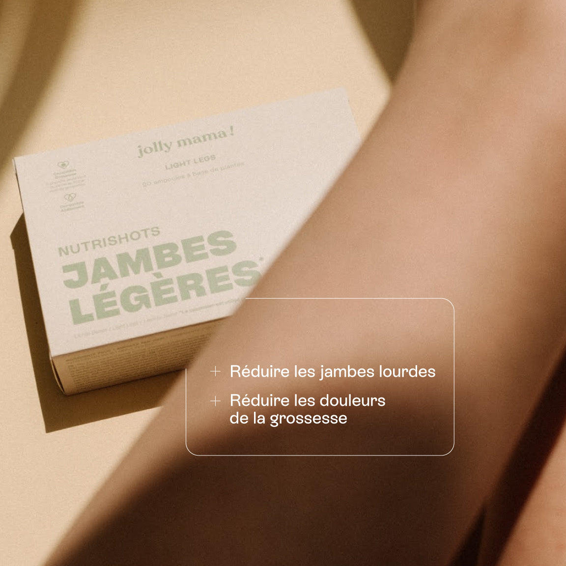 Light Legs nutrishots – complément circulation naturelle, format ampoules nomade
