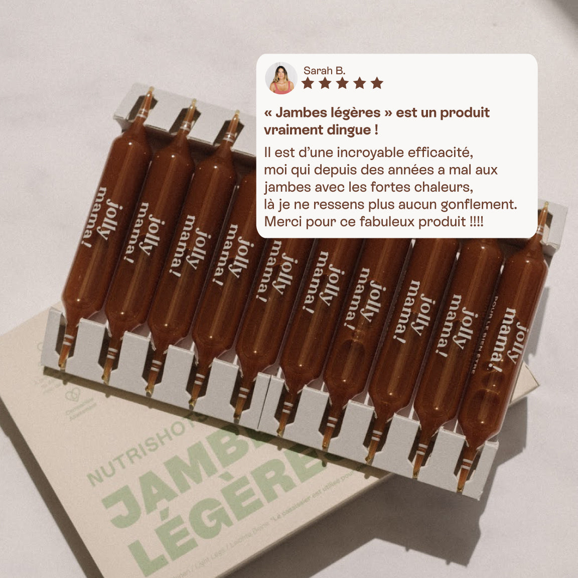 Cure ampoules Light Legs – favorise circulation et sensation de légèreté dans les jambes