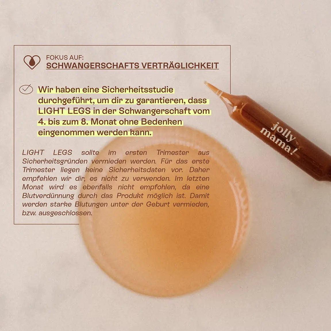 informationen ergänzung schwere Beine