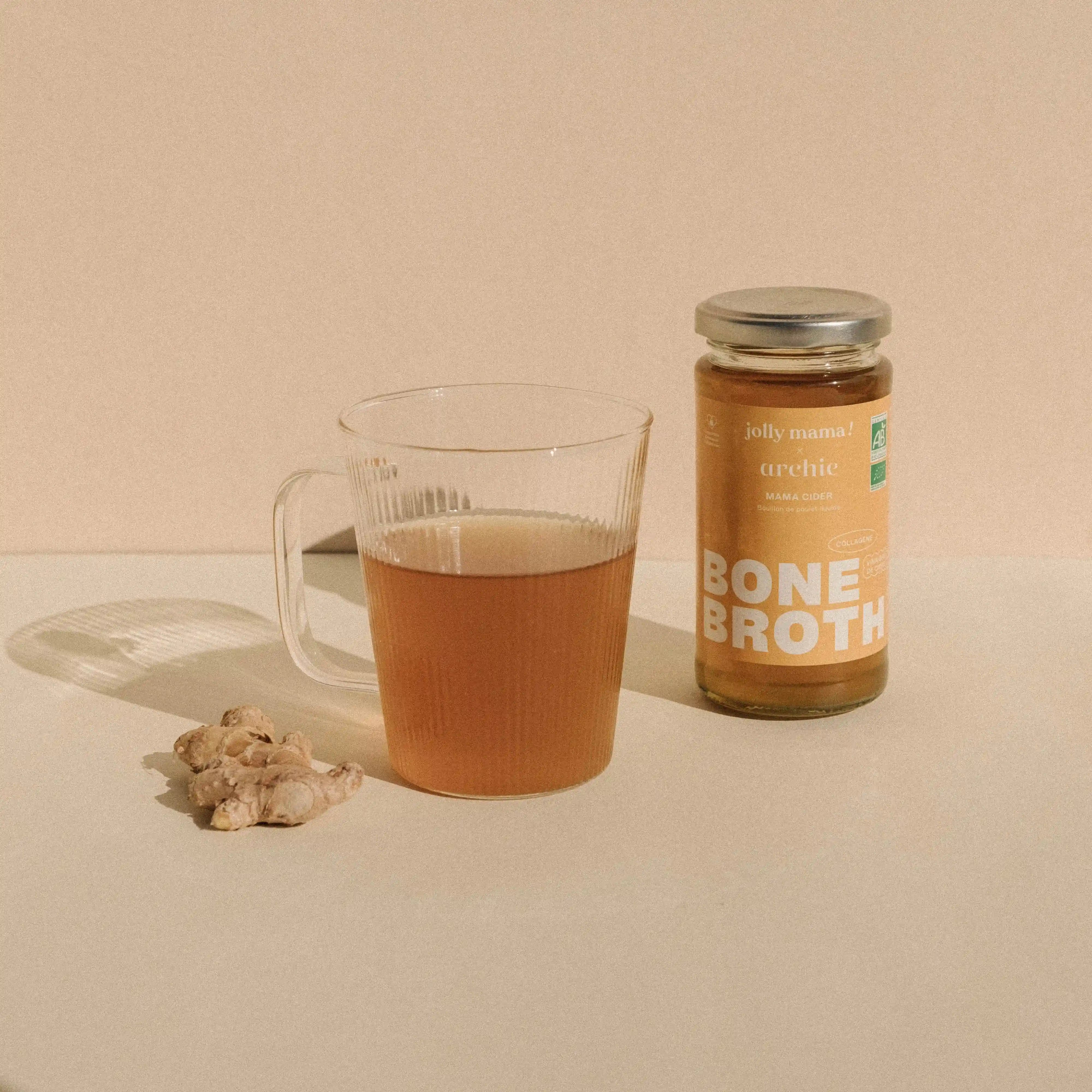 Mama Cider – cure post-partum apaisante, riche en collagène et protéines pour récupération et énergie 