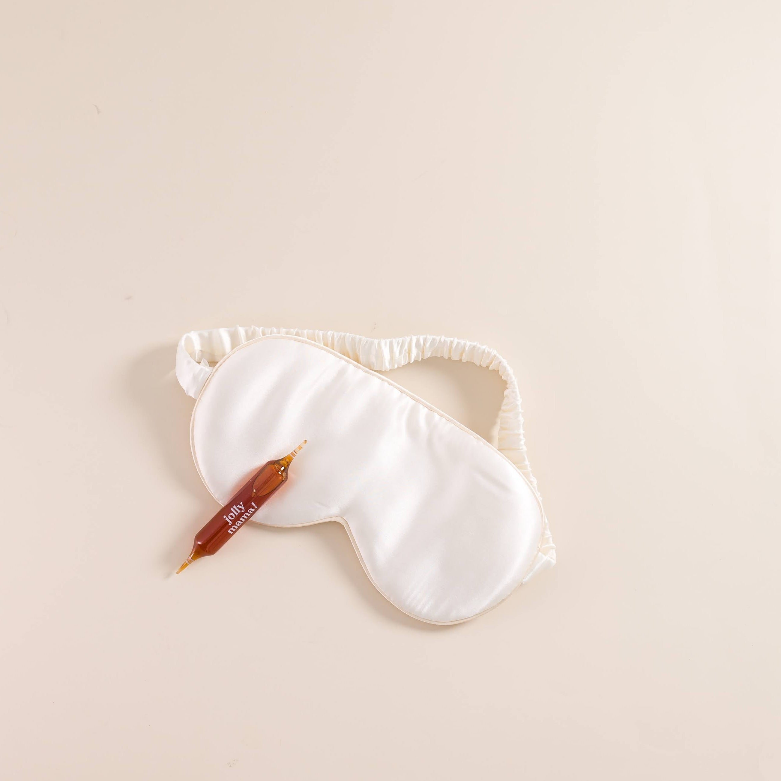 Masque de sommeil en soie Jolly Mama – confort, douceur et blocage lumière