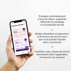 Perifit Pump – conçu sans fils ni tubes, te permet de tirer ton lait discrètement et en toute liberté