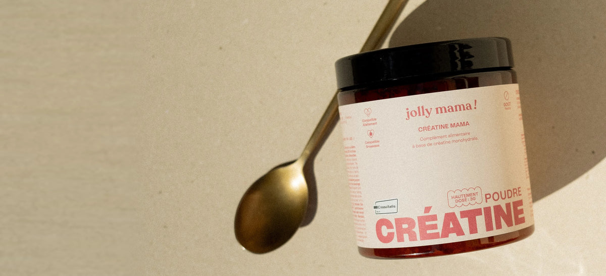 creatine mama ingredients B flatlay droite