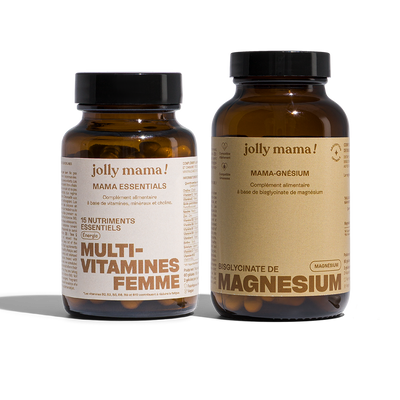 Pack anti-fatigue Jolly Mama : Mama essentials et Mama-gnésium