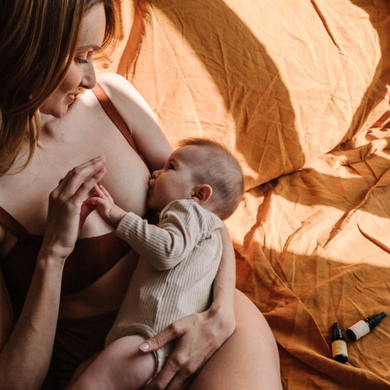 Bébé allaité