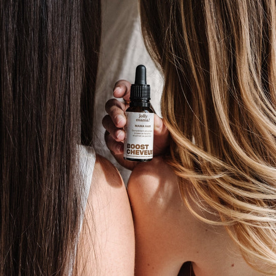 Flacon Mama Hair – soin capillaire naturel pour densité et vitalité des cheveux