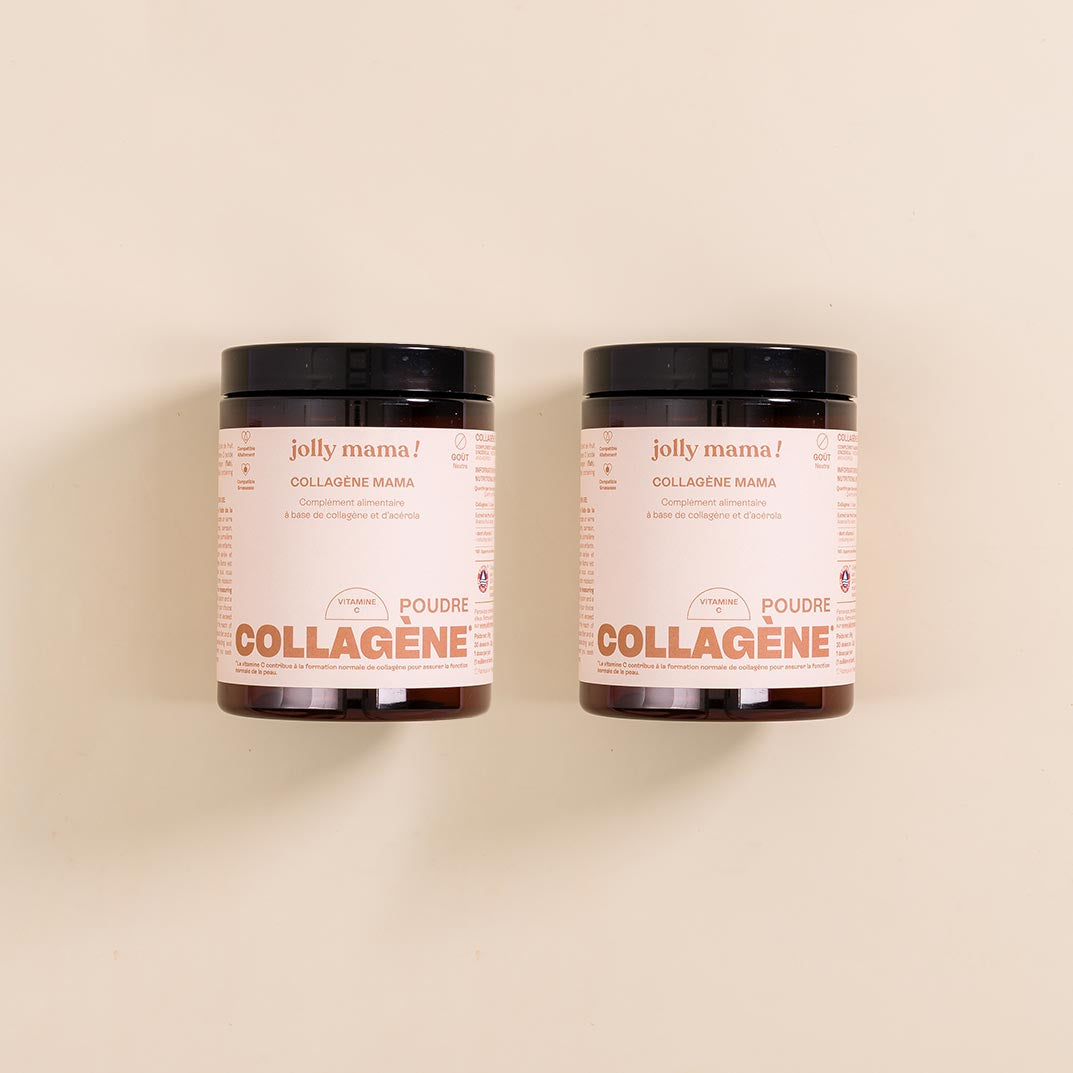 2 pots de poudre collagène