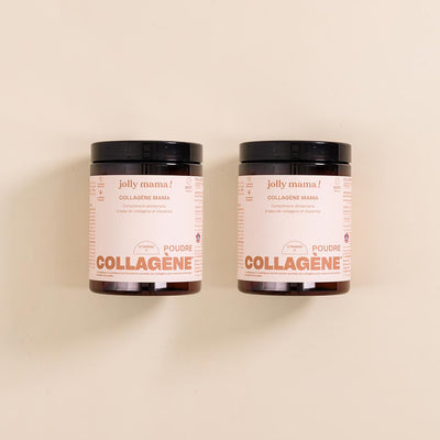 2 pots de poudre collagène
