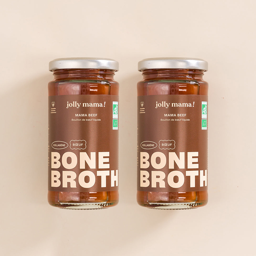 Jolly Mama Mama Beef – collation salée chaude pour récupérer, favoriser la digestion et la peau