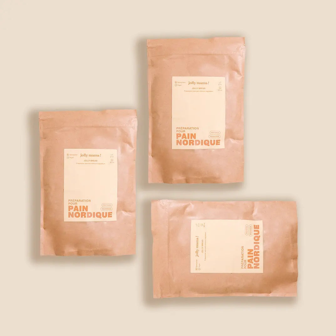 3 packs de préparation pour pain aux graines
