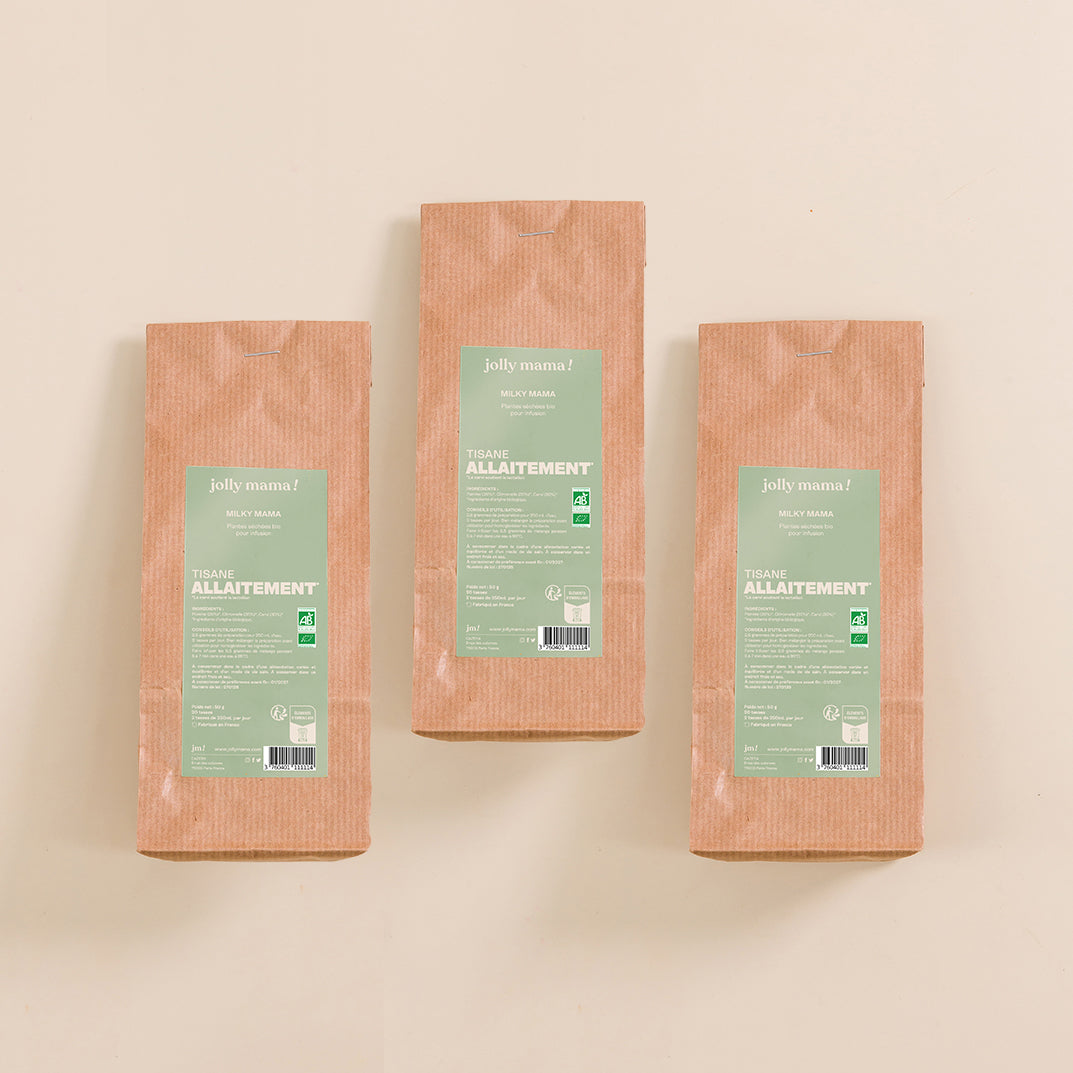 Mama Time Jolly Mama – tisane allaitement 100 % bio (carvi, pomme, fenouil…), infusion réconfortante pour soutenir la lactation
