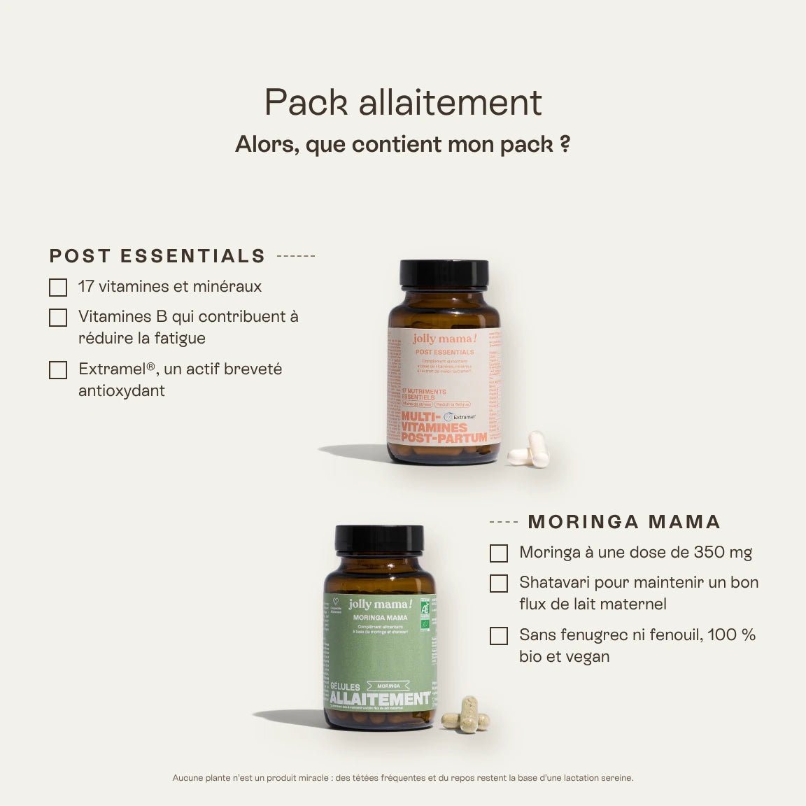 Pack allaitement multivitamines