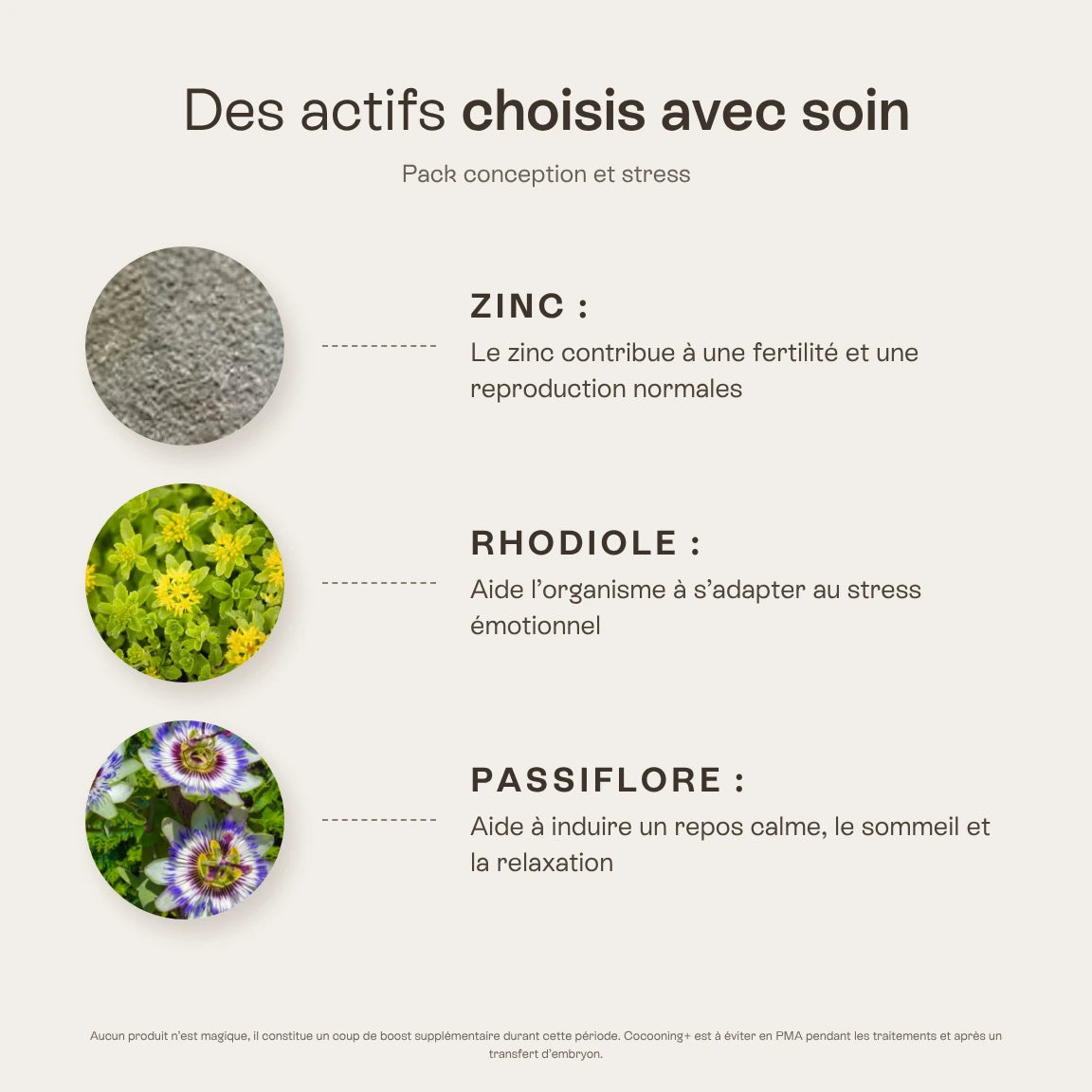 Pack conception et stress
