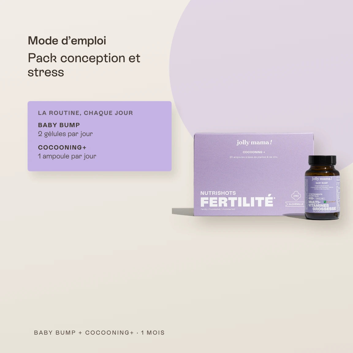 Pack conception et stress