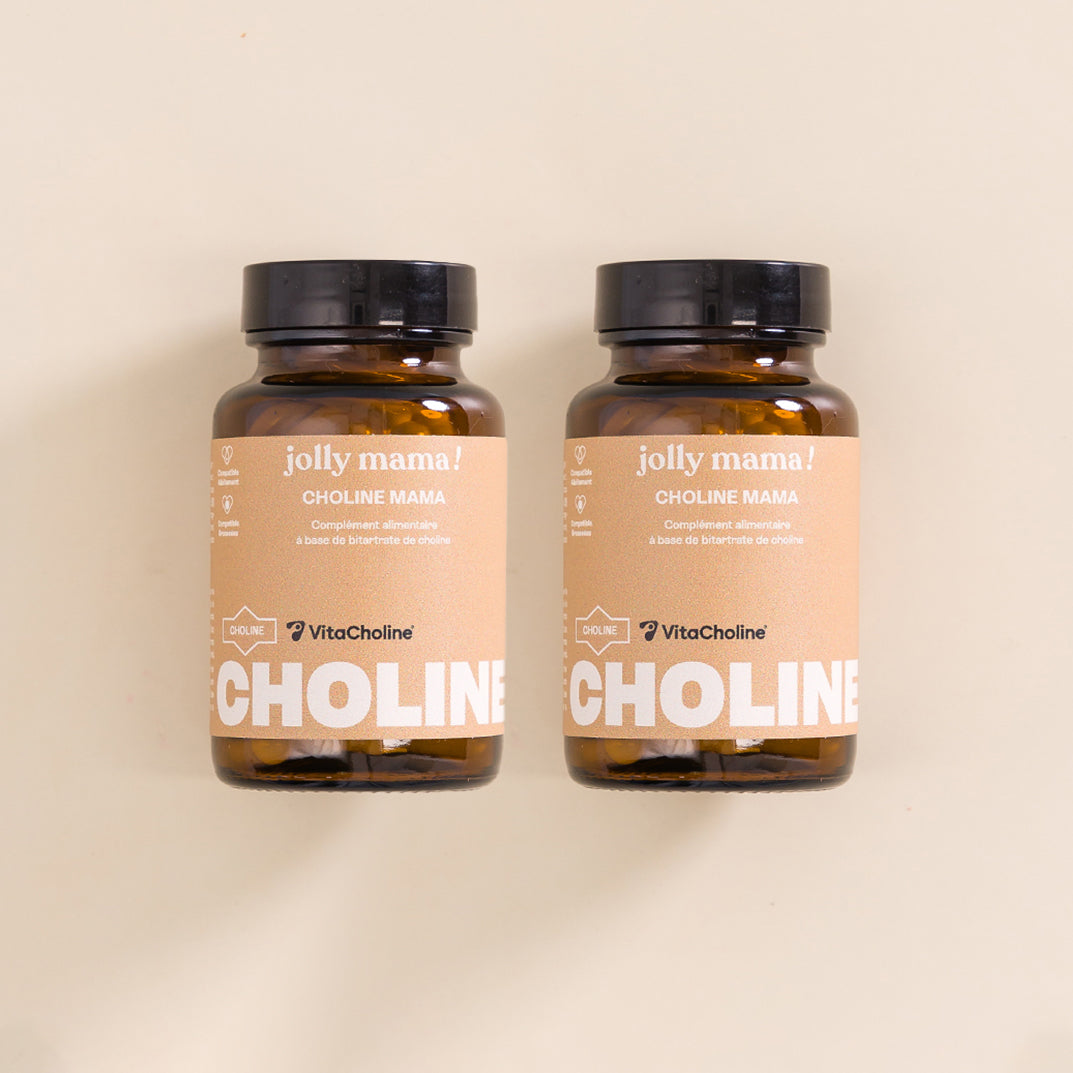 2 pots de complément alimentaire choline