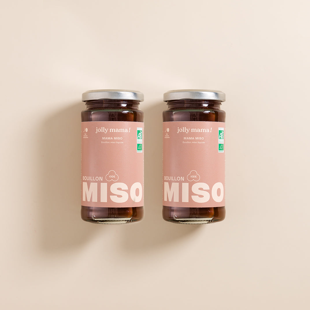 Jolly Mama Mama Miso – bouillon miso fermenté anti-acidité et soutien digestif