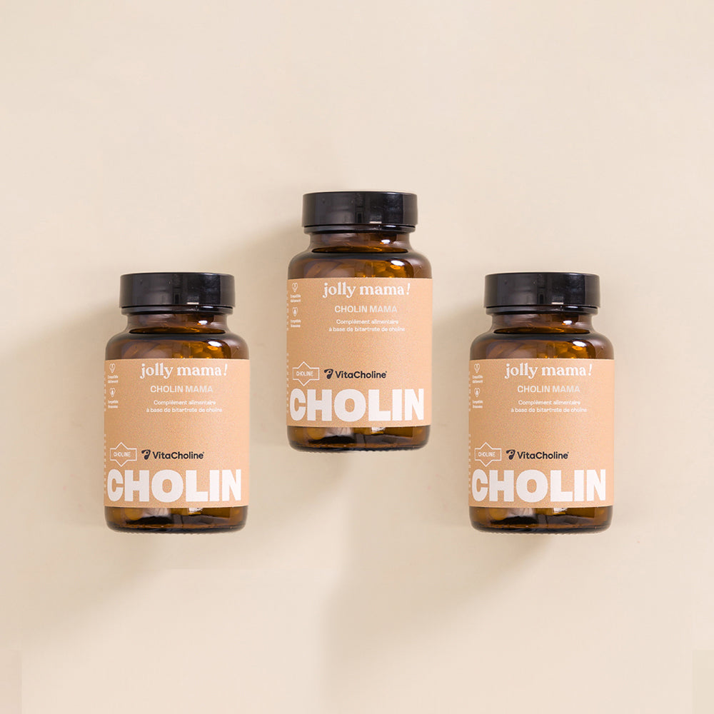 3 pots de complément alimentaire choline