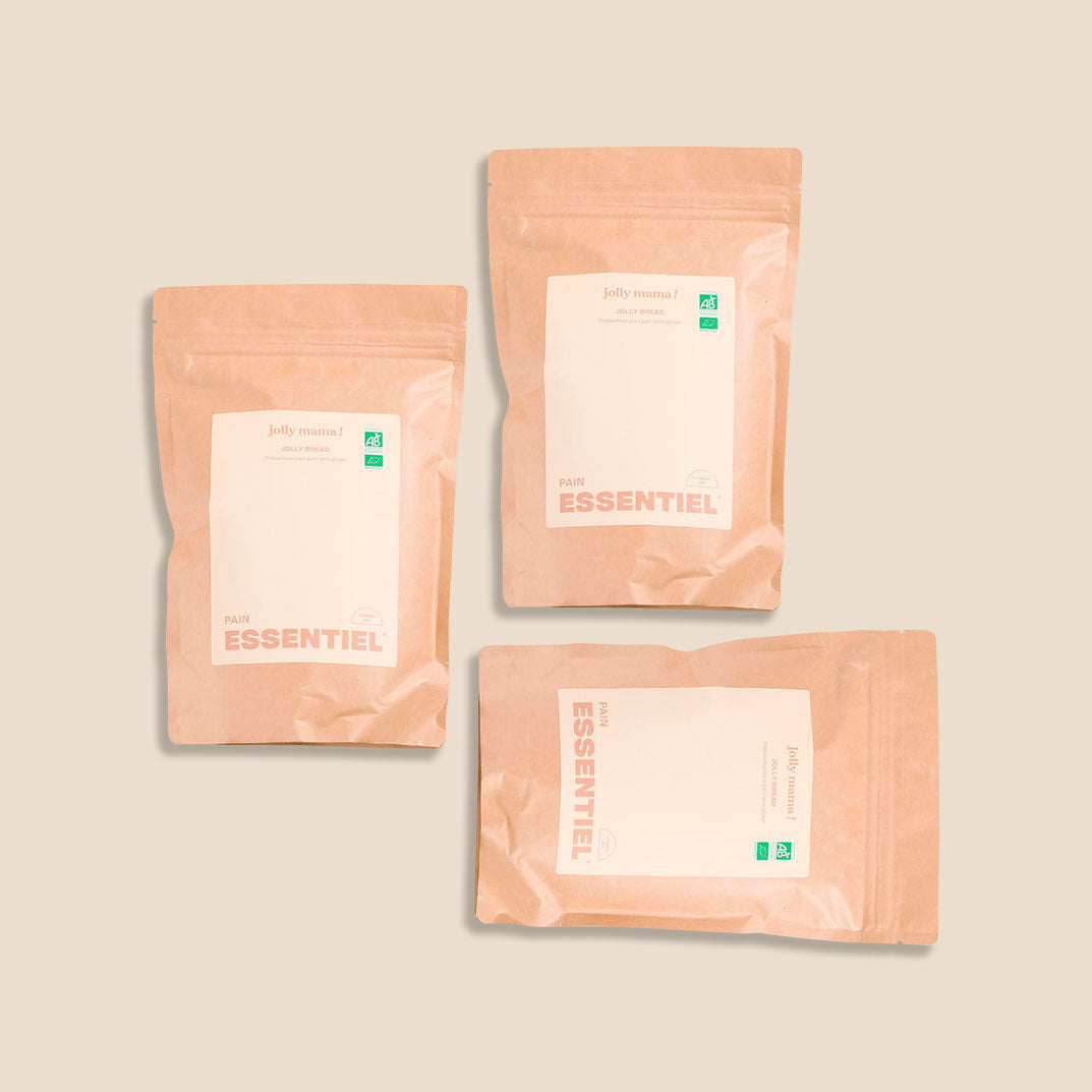 Préparation pour pain Jolly Bread vegan et sans sucres ajoutés – graines, avoine sans gluten et psyllium