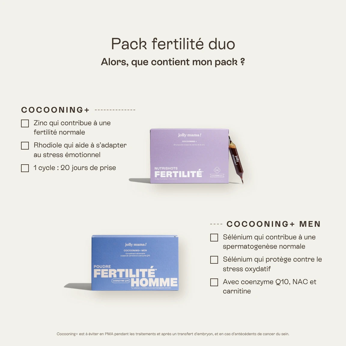 Pack Fertilité duo