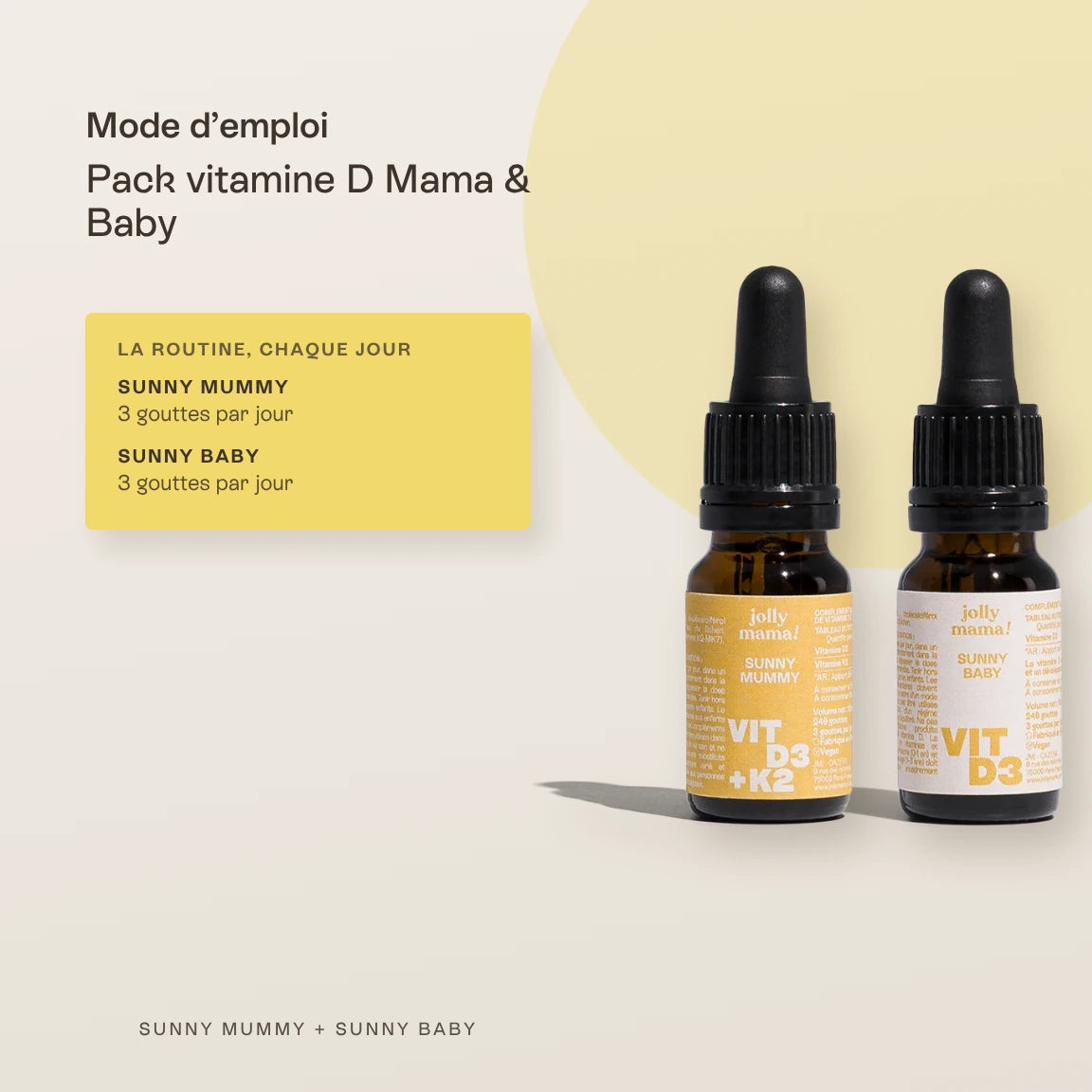 Pack vitamine D Mama & Baby