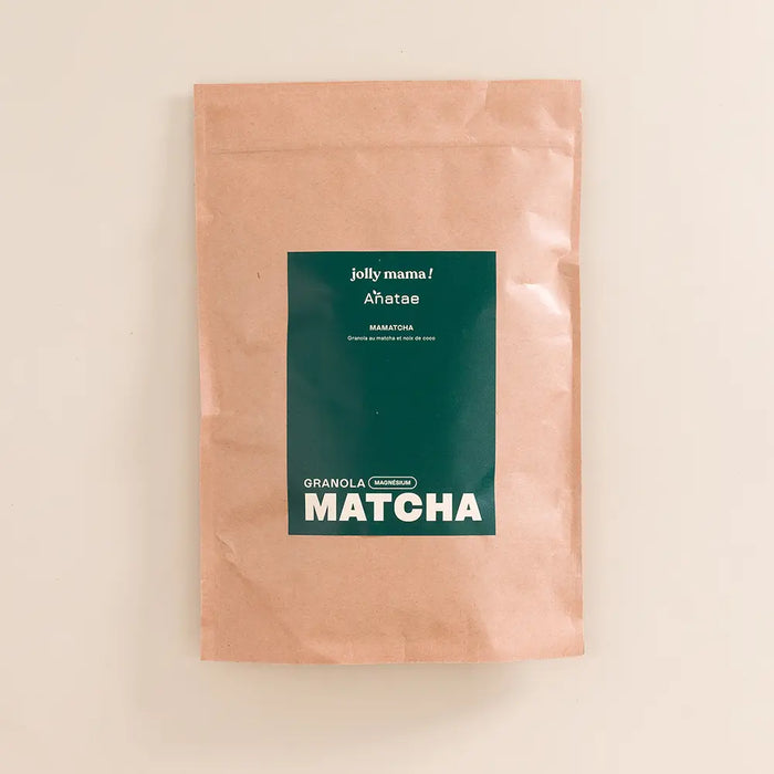 Granola Matcha – goût thé vert matcha Anatae, fabriqué en France, sans gluten