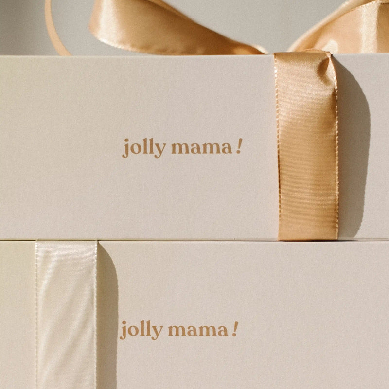 cofffet cadeaux jolly mama avec 2 rubans