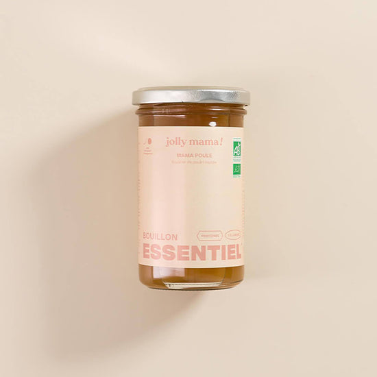 Mama poule Bouillon poulet Post partum (bone broth) Jolly Mama